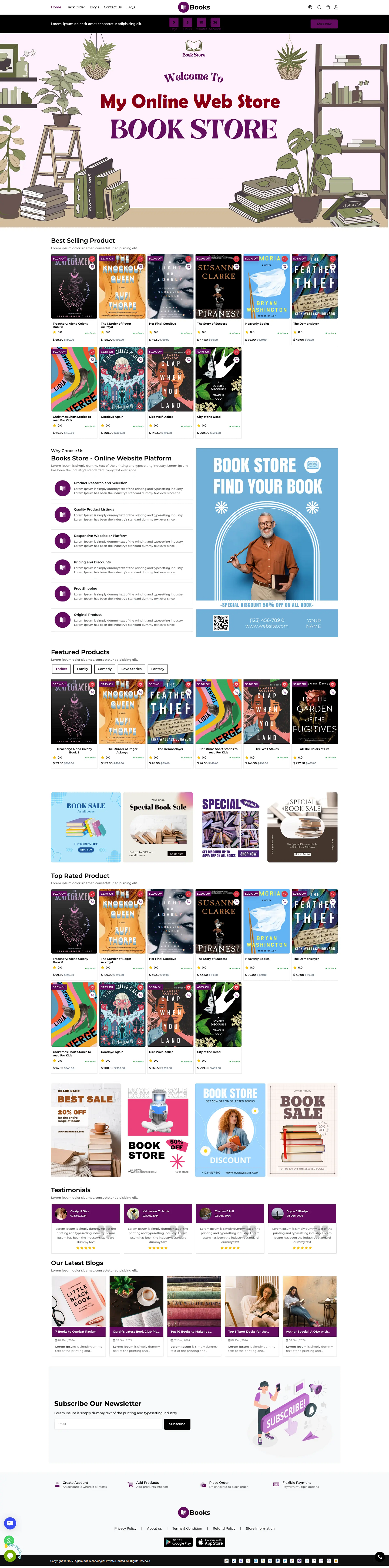 Book Store Theme