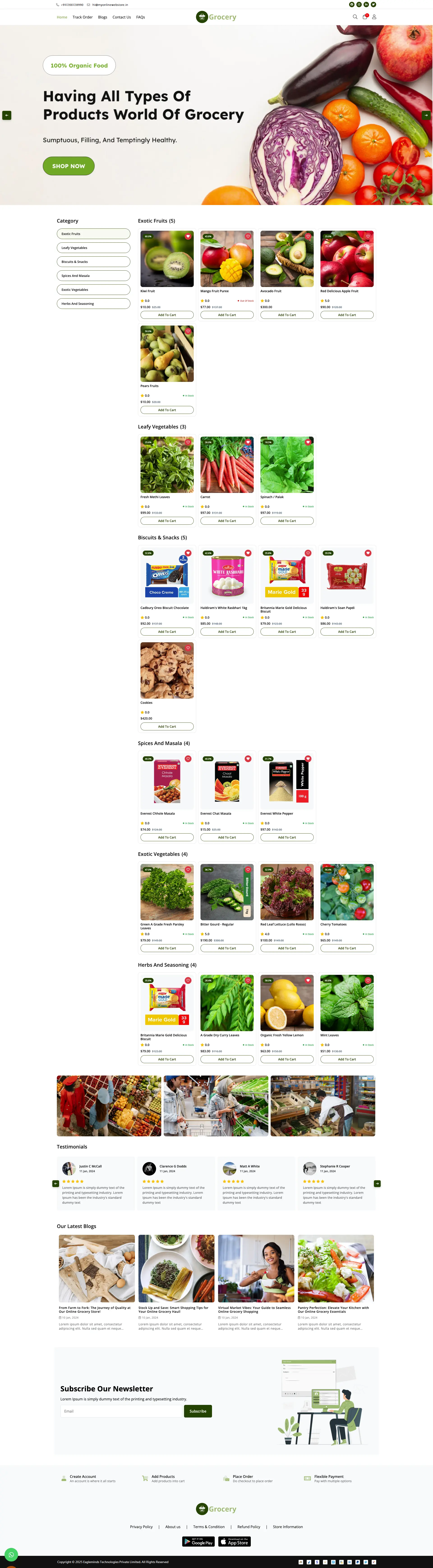 Grocery Store Theme