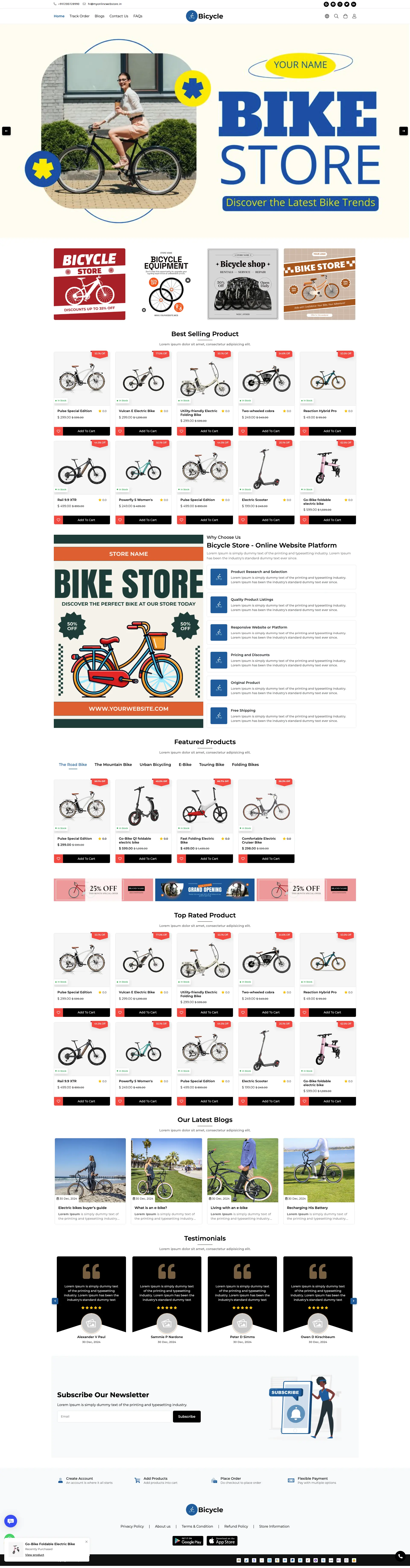 Bike Store Theme