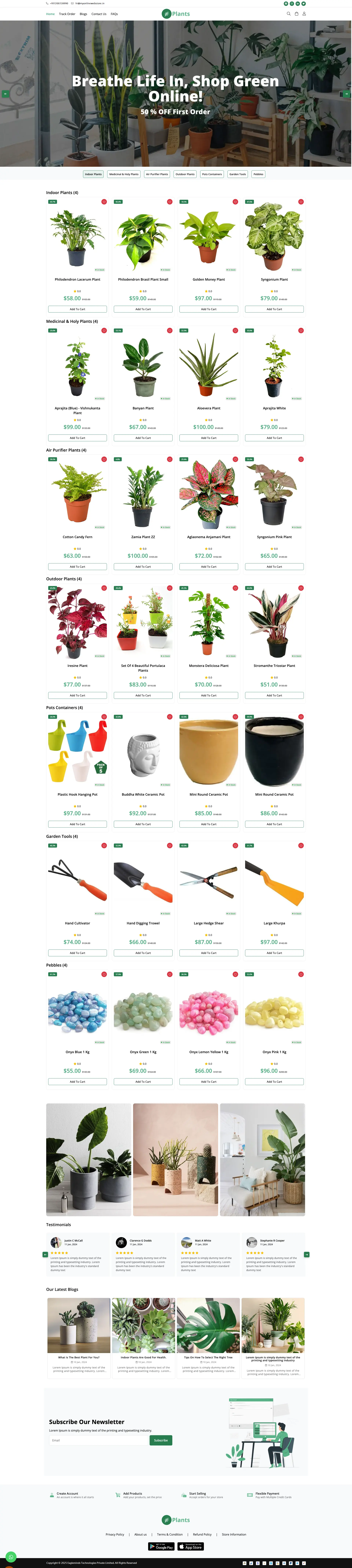 Plants Store Theme